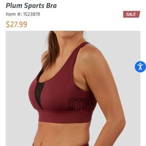 Plum “best selling” OTF sports bra - currently out of stock online in sz M.
